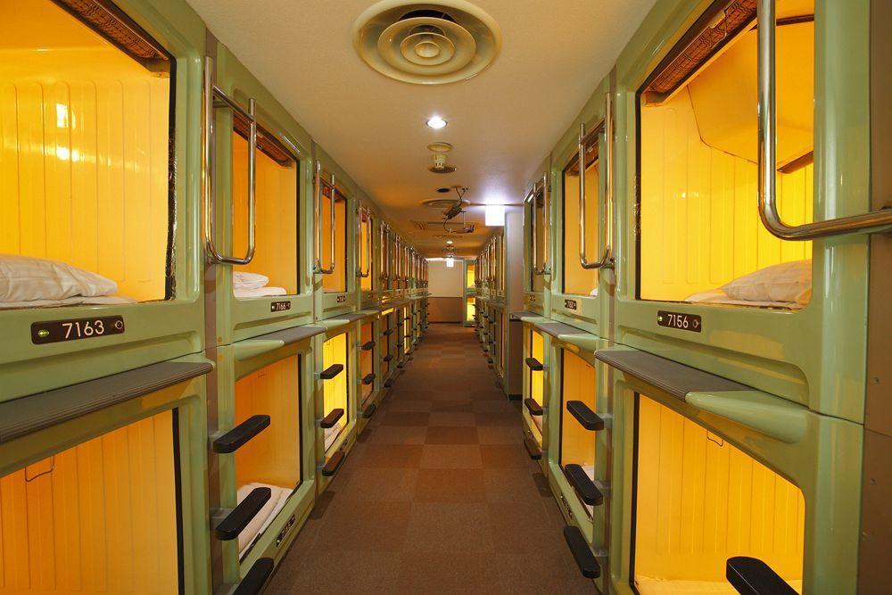 Shinjuku Kuyakusho-Mae Capsule Hotel Токио Экстерьер фото