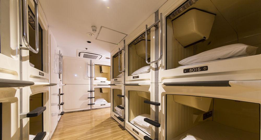 Shinjuku Kuyakusho-Mae Capsule Hotel Токио Экстерьер фото